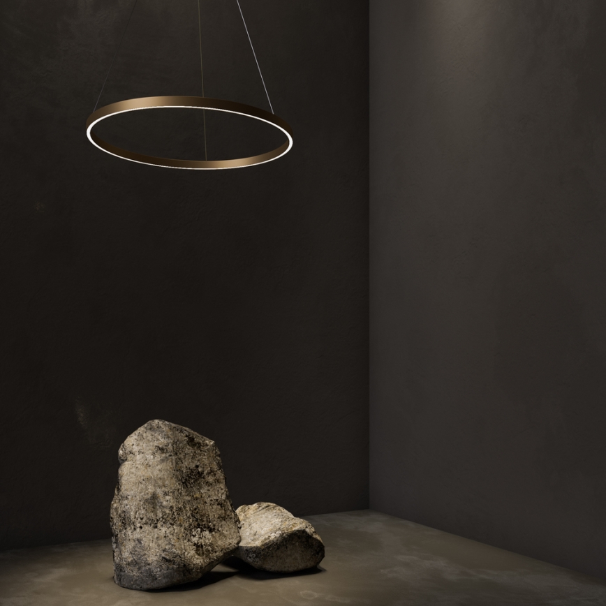 Maytoni MOD058PL-L32BS4K - LED Lustra ar auklu RIM LED/37W/230V 4000K d. 60 cm zelta