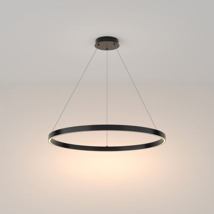 Maytoni MOD058PL-L42B3K - LED Lustra ar auklu RIM LED/51W/230V 3000K d. 80 cm melna