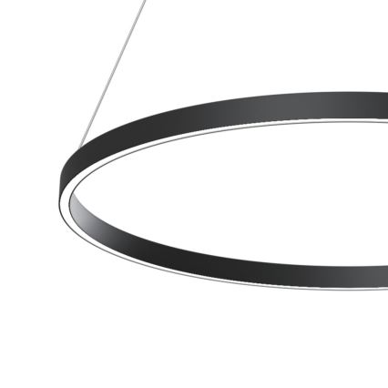 Maytoni MOD058PL-L42B3K - LED Lustra ar auklu RIM LED/51W/230V 3000K d. 80 cm melna