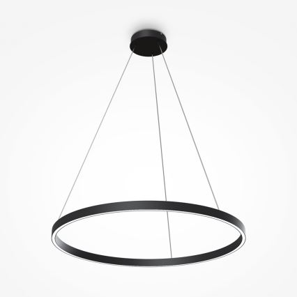 Maytoni MOD058PL-L42B4K - LED Lustra ar auklu RIM LED/51W/230V 4000K d. 80 cm melna