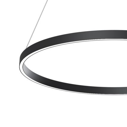 Maytoni MOD058PL-L42B4K - LED Lustra ar auklu RIM LED/51W/230V 4000K d. 80 cm melna