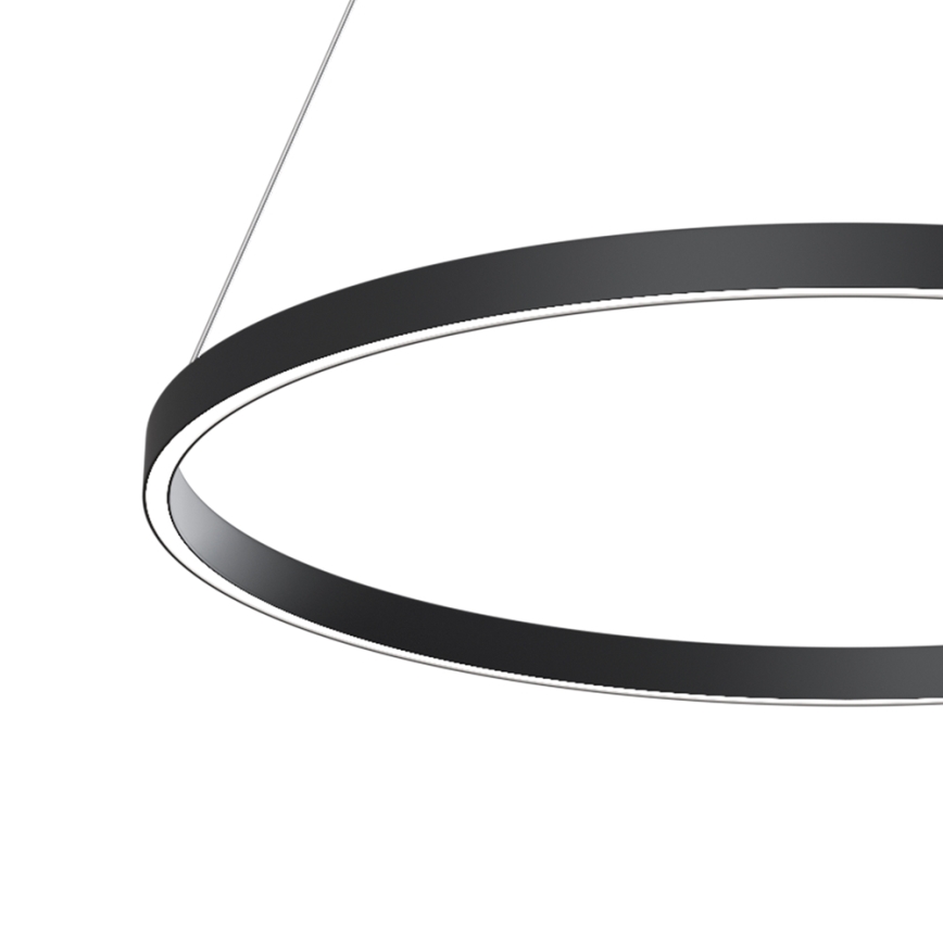Maytoni MOD058PL-L42B4K - LED Lustra ar auklu RIM LED/51W/230V 4000K d. 80 cm melna