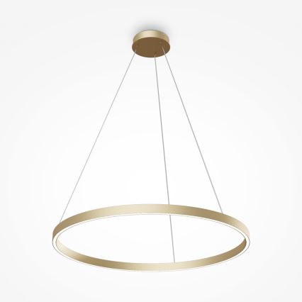 Maytoni MOD058PL-L42BS4K - LED Lustra ar auklu RIM LED/51W/230V 4000K d. 80 cm zelta