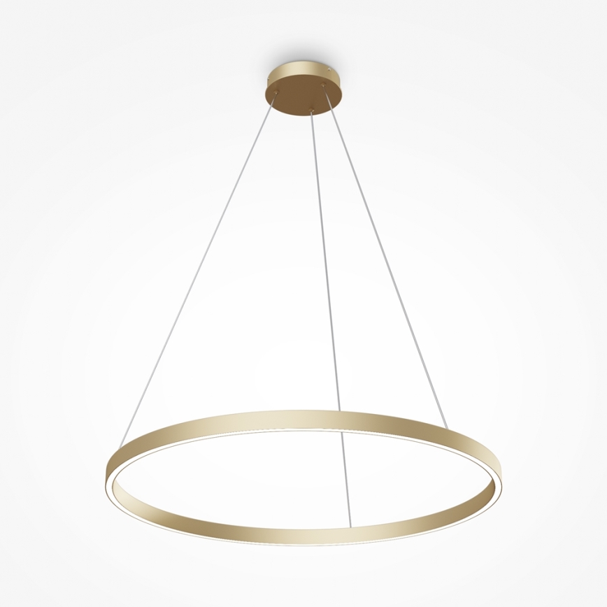 Maytoni MOD058PL-L42BS4K - LED Lustra ar auklu RIM LED/51W/230V 4000K d. 80 cm zelta