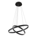 Maytoni MOD058PL-L55B3K - LED Lustra ar auklu RIM LED/61W/230V 3000K d. 60 cm melna