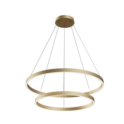 Maytoni MOD058PL-L74BS3K - LED Lustra ar auklu RIM LED/88W/230V 3000K d. 80 cm zelta