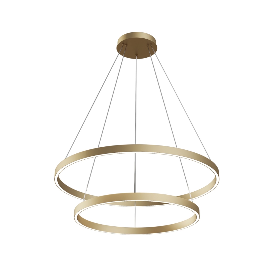 Maytoni MOD058PL-L74BS3K - LED Lustra ar auklu RIM LED/88W/230V 3000K d. 80 cm zelta