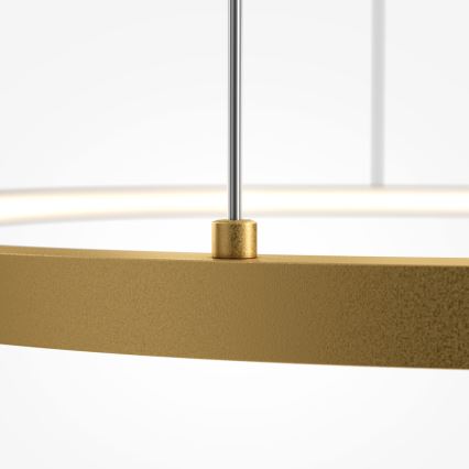 Maytoni MOD072PL-L36BSK1 - LED Lustra ar auklu GLINT LED/36W/230V zelta d. 80 cm