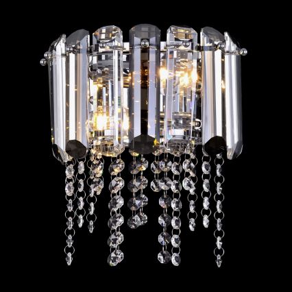 Maytoni MOD097WL-02CH - Sienas lampa HAIL 2xE14/40W/230V spīdīgi hromēts