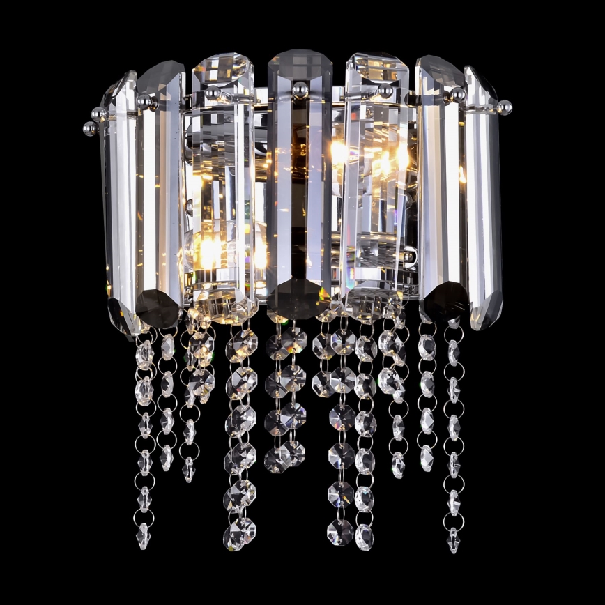 Maytoni MOD097WL-02CH - Sienas lampa HAIL 2xE14/40W/230V spīdīgi hromēts