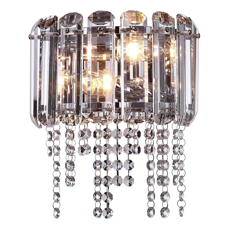 Maytoni MOD097WL-02CH - Sienas lampa HAIL 2xE14/40W/230V spīdīgi hromēts