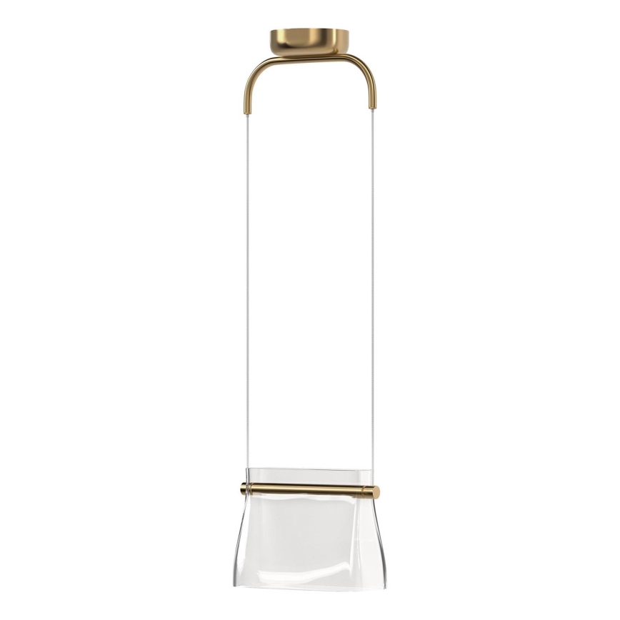 Maytoni MOD170PL-L8BS3K - LED Lustra ar auklu CABARET LED/8W/230V zelta