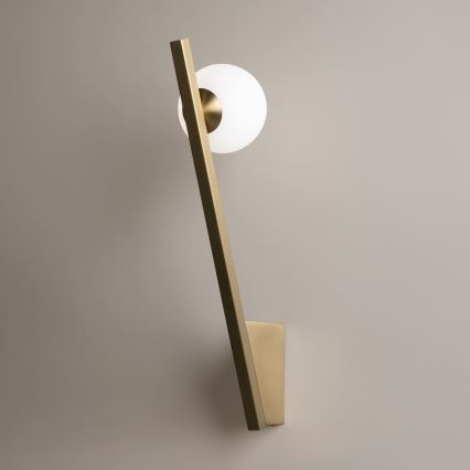 Maytoni MOD175WL-01G - Sienas lampa KAZIMIR 1xG9/40W/230V zelta