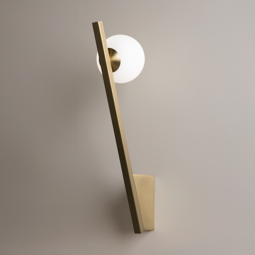 Maytoni MOD175WL-01G - Sienas lampa KAZIMIR 1xG9/40W/230V zelta