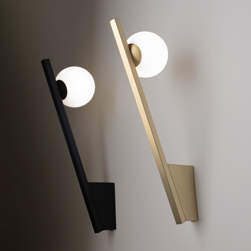 Maytoni MOD175WL-01G - Sienas lampa KAZIMIR 1xG9/40W/230V zelta