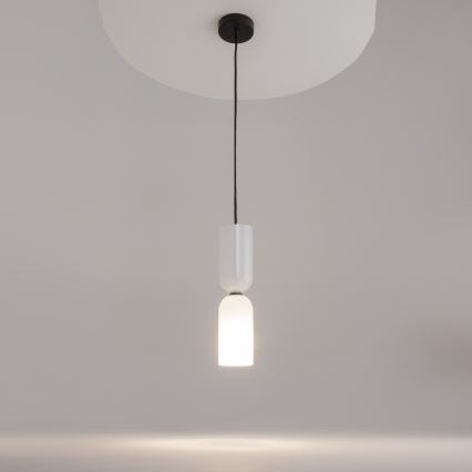 Maytoni MOD177PL-01W - Lustra ar auklu MEMORY 1xE14/40W/230V balta