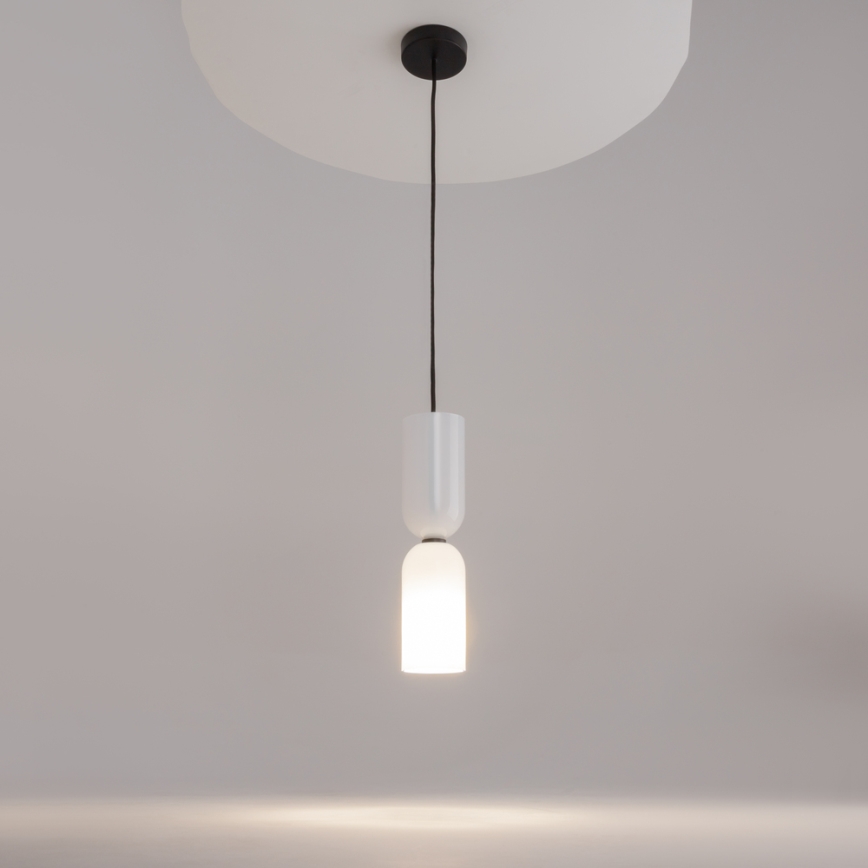 Maytoni MOD177PL-01W - Lustra ar auklu MEMORY 1xE14/40W/230V balta