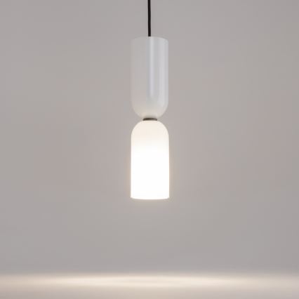 Maytoni MOD177PL-01W - Lustra ar auklu MEMORY 1xE14/40W/230V balta
