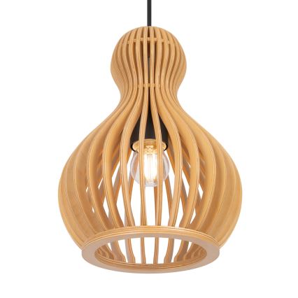 Maytoni MOD192PL-01W - Lustra ar auklu ROOTS 1xE27/40W/230V d. 20 cm bēša
