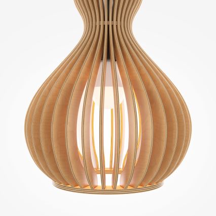 Maytoni MOD192PL-01W1 - Lustra ar auklu ROOTS 1xE27/40W/230V d. 30 cm bēša