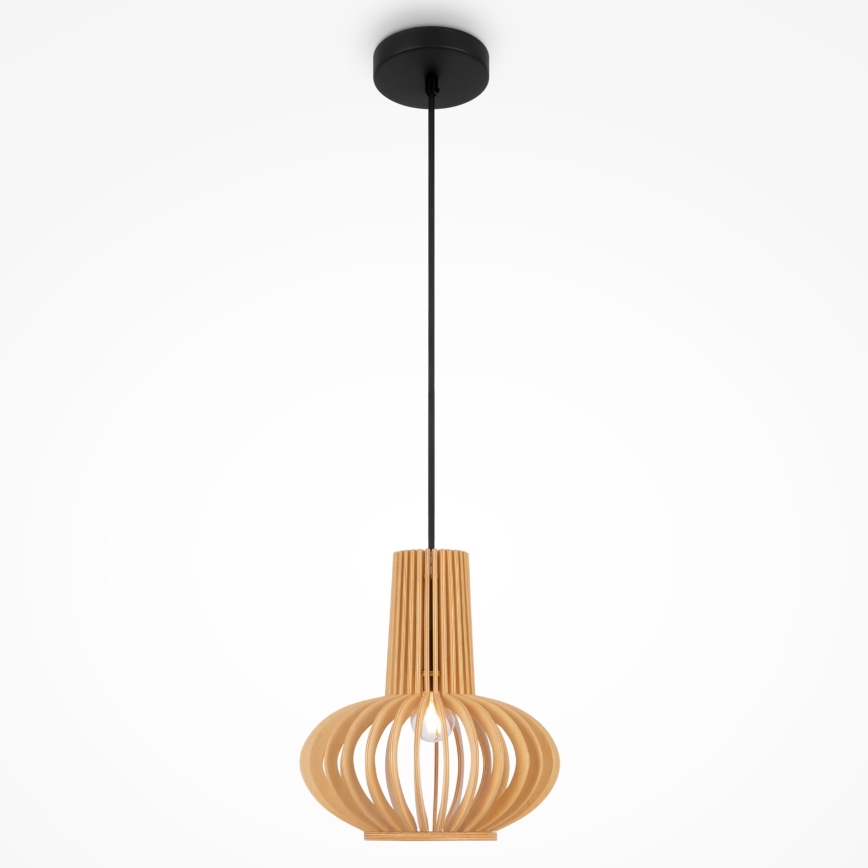 Maytoni MOD193PL-01W - Lustra ar auklu ROOTS 1xE27/40W/230V d. 22,5 cm bēša