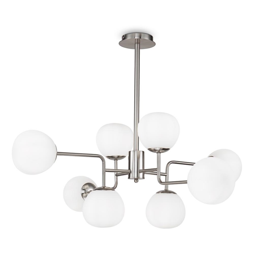 Maytoni MOD221-PL-08-N - Lustra ar stieni ERICH 8xE14/40W/230V matēts hroms
