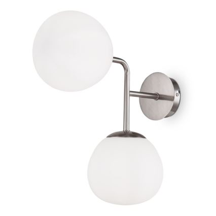 Maytoni MOD221-WL-02-N - Sienas lampa ERICH 2xE14/40W/230V matēts hroms