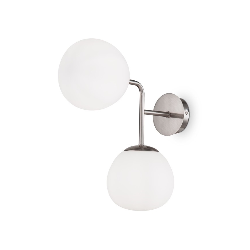 Maytoni MOD221-WL-02-N - Sienas lampa ERICH 2xE14/40W/230V matēts hroms