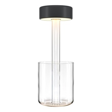 Maytoni MOD229TL-L3B3K1 - LED Aptumšojama uzlādējama pārvietojama galda lampa LED/3W/5V 2200-4000K melna/caurspīdīga