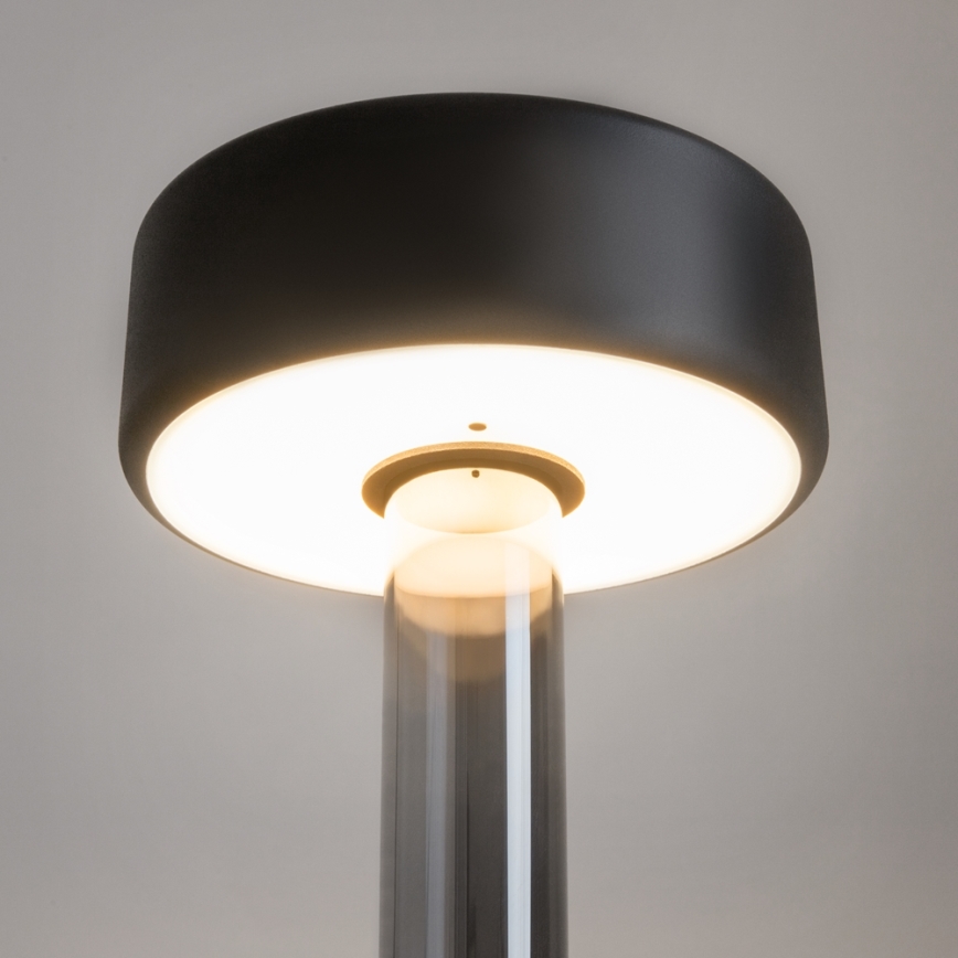 Maytoni MOD229TL-L3B3K3 - LED Aptumšojama uzlādējams pārvietojams galda lampa LED/3W/5V 2200-4000K melna/pelēka