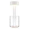 Maytoni MOD229TL-L3W3K1 - LED regulējama uzlādes pārnēsājama galda lampa LED/3W/5V 2200-4000K 2000 mAh balta/caurspīdīga
