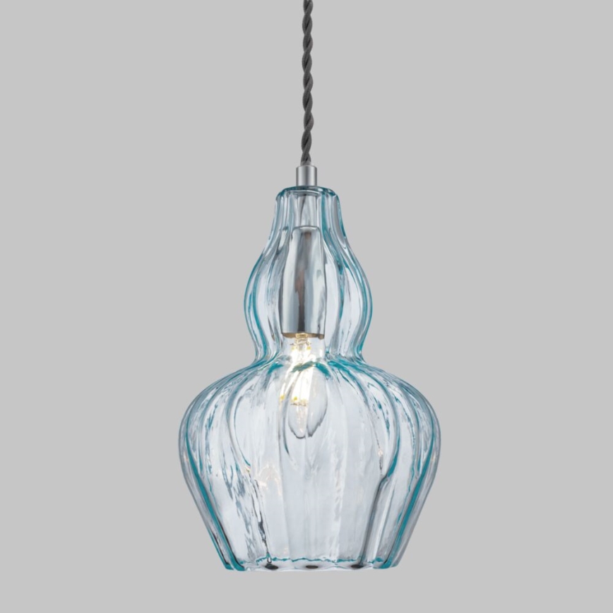 Maytoni MOD238-PL-01-BL - Lustra ar auklu EUSTOMA 1xE14/40W/230V zila