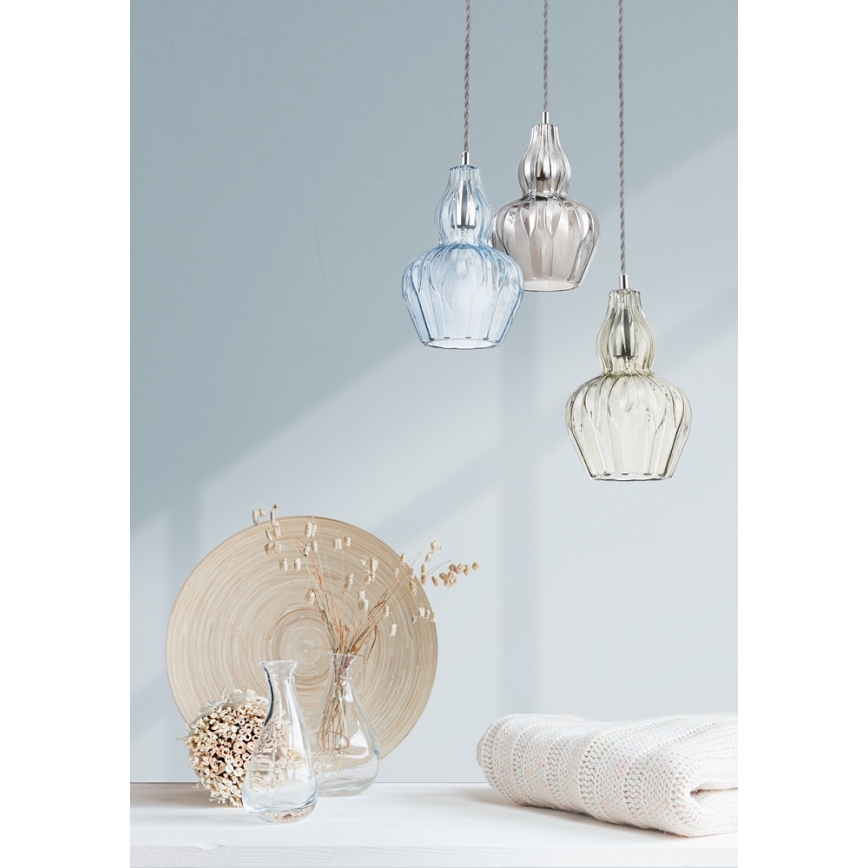 Maytoni MOD238-PL-01-TR - Lustra ar auklu EUSTOMA 1xE14/40W/230V caurspīdīga