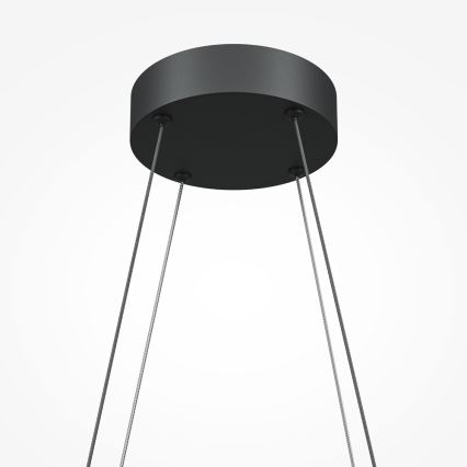 Maytoni MOD244PL-L50BK - LED lustra uz troses HALO LED/40W/230V melna