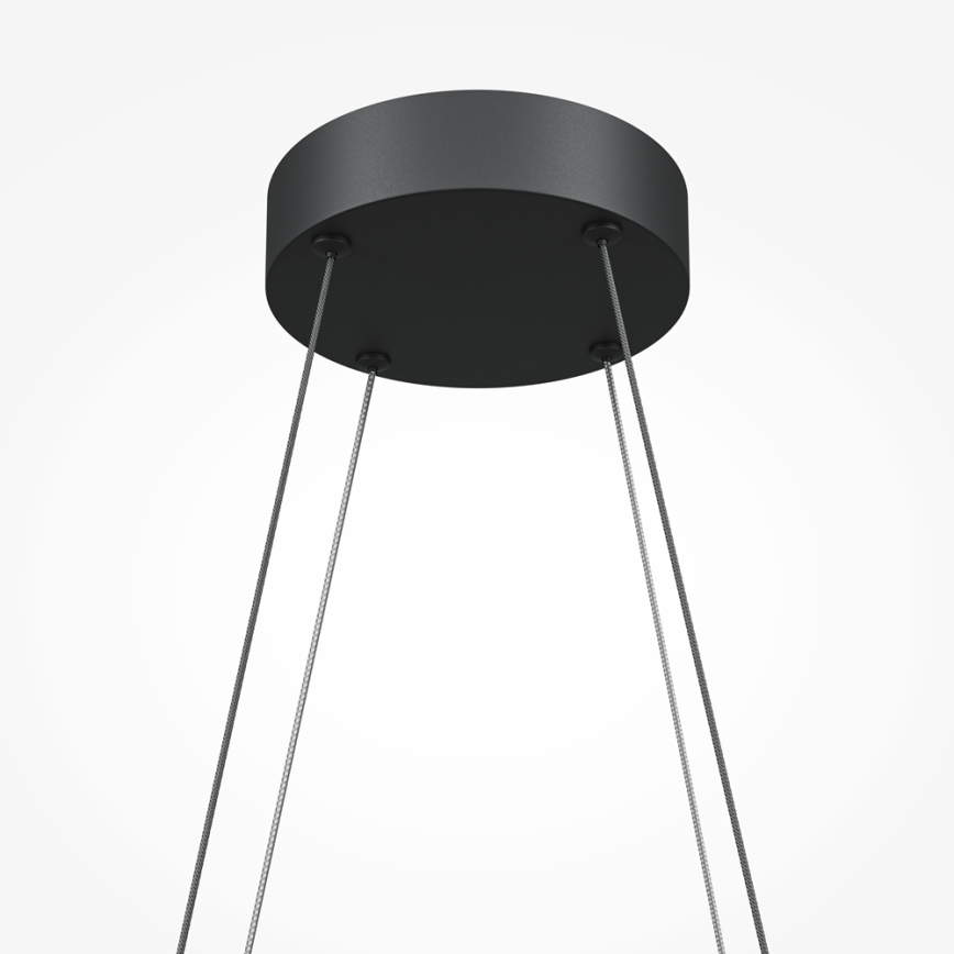 Maytoni MOD244PL-L50BK - LED lustra uz troses HALO LED/40W/230V melna