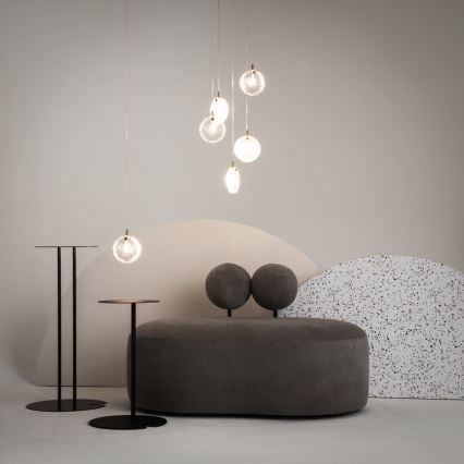 Maytoni MOD254PL-05BS - Lustra ar auklu FROZEN 5xG4/28W/230V misiņš