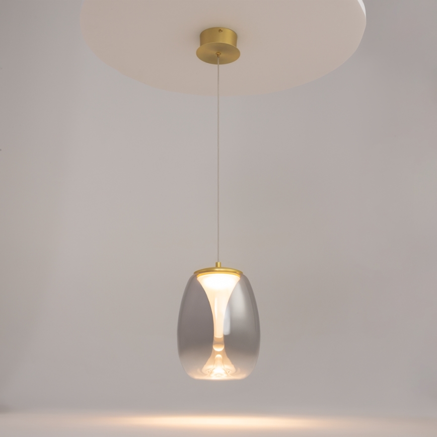 Maytoni MOD282PL-L8G3K - LED Lustra ar auklu SPLASH LED/7W/230V 3000K zelta