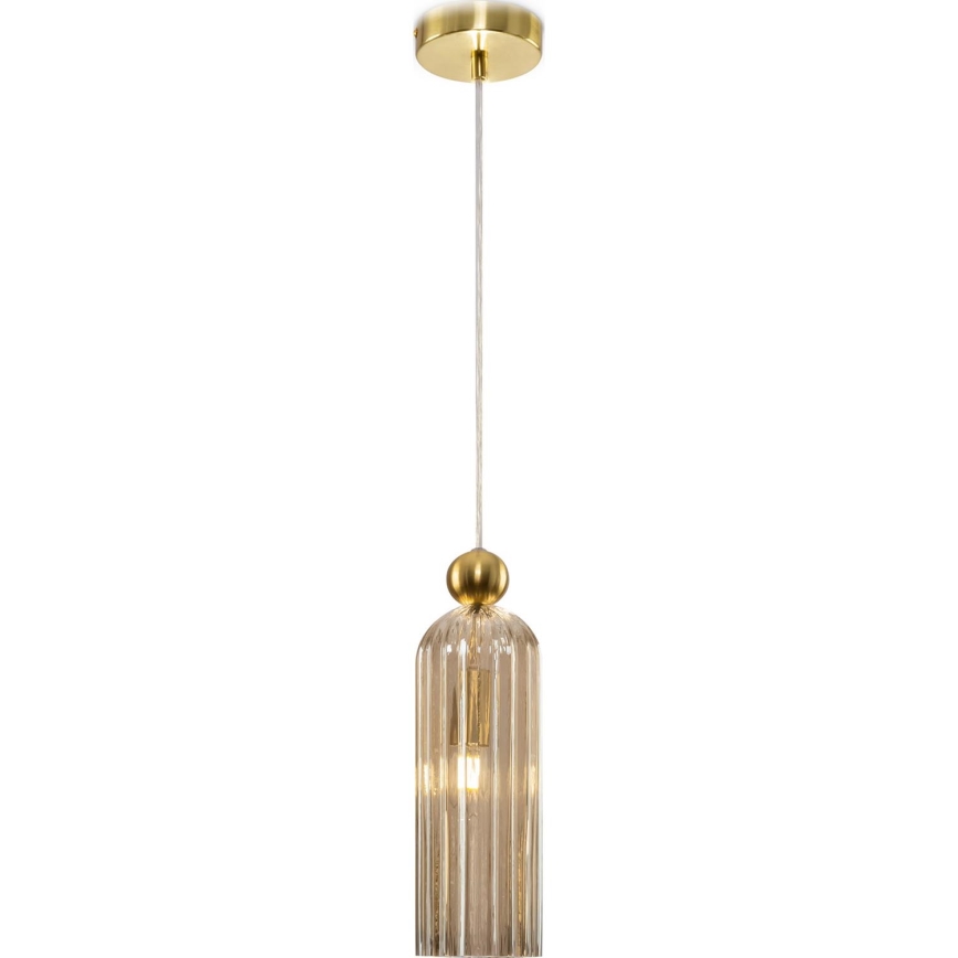 Maytoni MOD302PL-01CG - Lustra ar auklu ANTIC 1xE14/40W/230V zelta/bēša