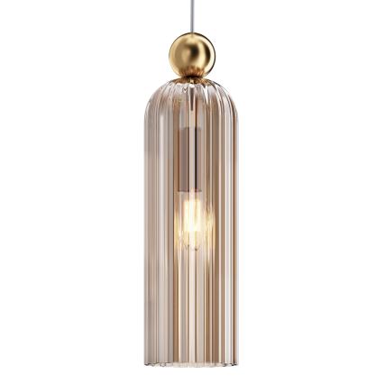Maytoni MOD302PL-01CG - Lustra ar auklu ANTIC 1xE14/40W/230V zelta/bēša