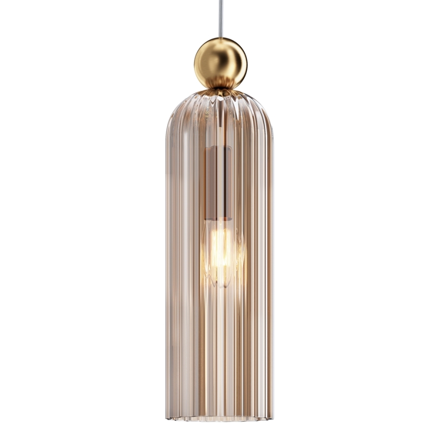 Maytoni MOD302PL-01CG - Lustra ar auklu ANTIC 1xE14/40W/230V zelta/bēša