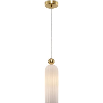 Maytoni MOD302PL-01W - Lustra ar auklu ANTIC 1xE14/40W/230V zelta/balta