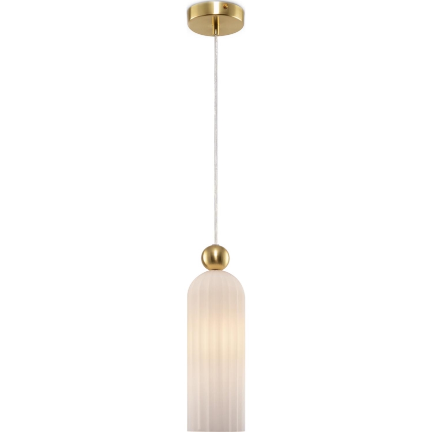 Maytoni MOD302PL-01W - Lustra ar auklu ANTIC 1xE14/40W/230V zelta/balta