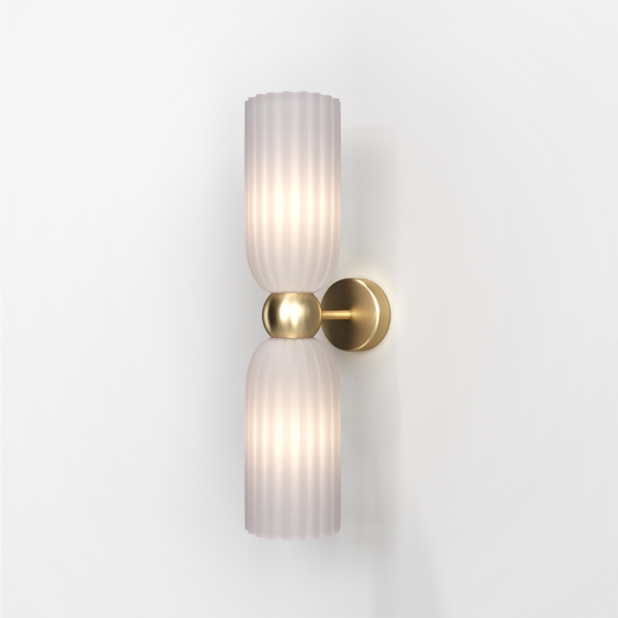 Maytoni MOD302WL-02W - Sienas lampa ANTIC 2xE14/40W/230V zelta/balta