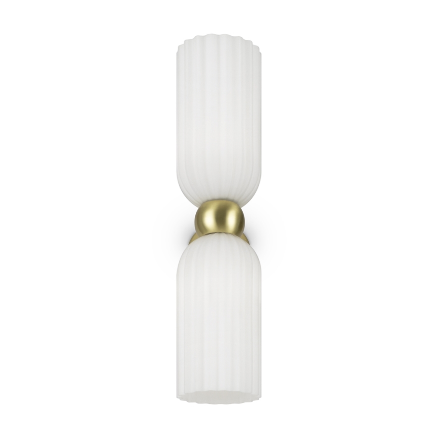 Maytoni MOD302WL-02W - Sienas lampa ANTIC 2xE14/40W/230V zelta/balta