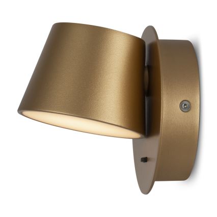 Maytoni MOD421WL-L6BS3K - LED Sienas lampa PIXEL LED/7W/230V 3000K zelta