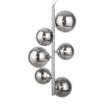 Maytoni MOD545PL-06CH - Lustra ar auklu DALLAS 6xG9/28W/230V spīdīgi hromēts