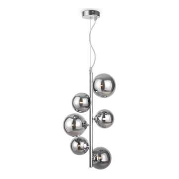 Maytoni MOD545PL-06CH - Lustra ar auklu DALLAS 6xG9/28W/230V spīdīgi hromēts