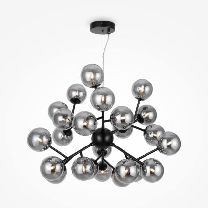 Maytoni MOD545PL-24B - Lustra ar auklu DALLAS 24xG9/28W/230V melna