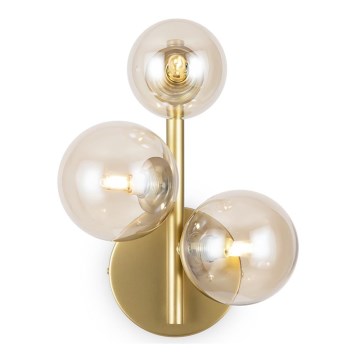 Maytoni MOD545WL-03G - Sienas lampa DALLAS 3xG9/28W/230V misiņš