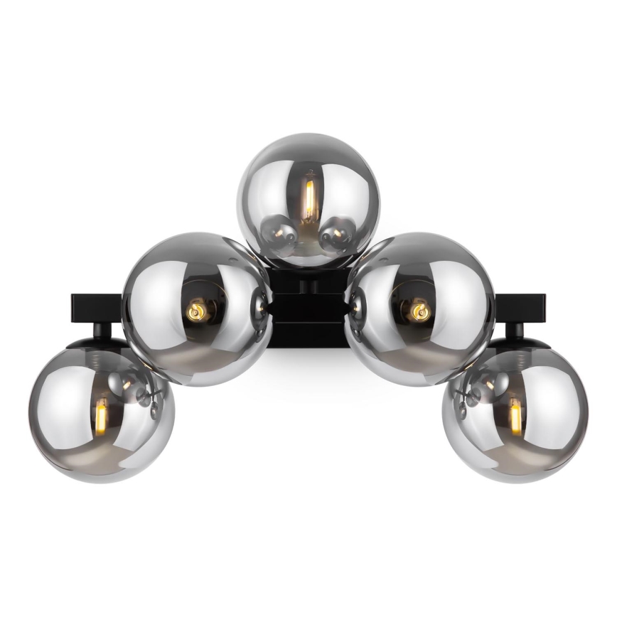 Maytoni MOD547WL-05B - Sienas lampa DALLAS 5xG9/28W/230V melna